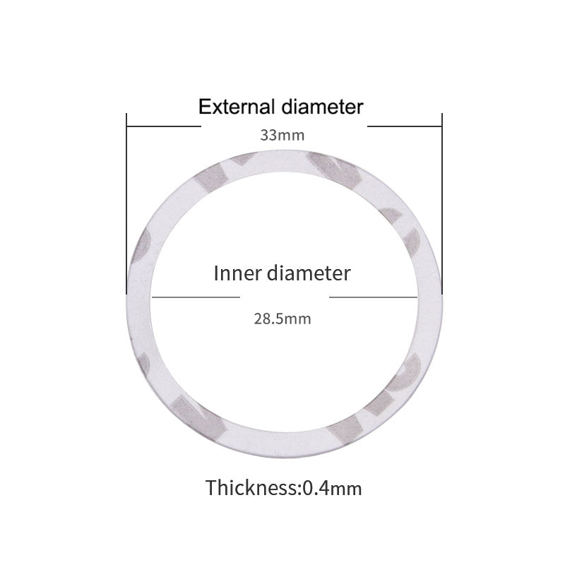 Bezel Insert Adhesive Fitting 3M Stickers Rings 38mm x 31.6mm Or 33mm x 28.5mm